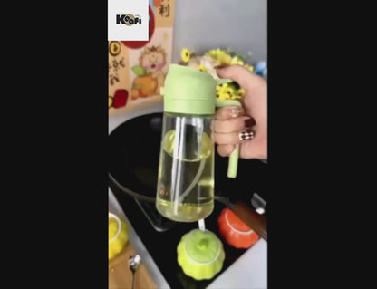 2-in-1 Glass Oil Premium Dispenser ™ ( Multipurpose Jug with lock system )